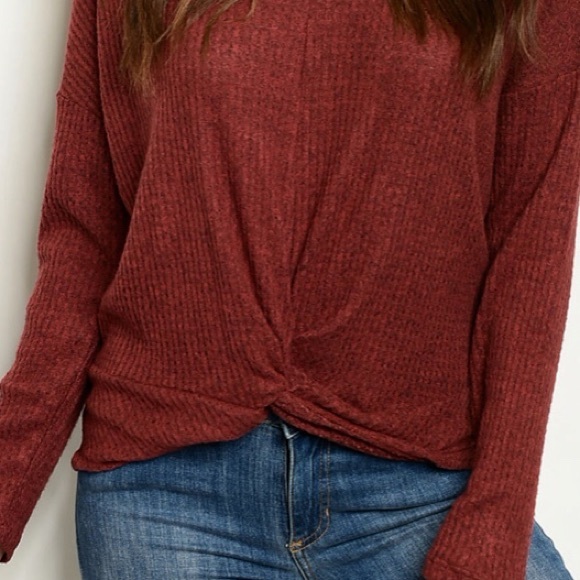 ❄️KNOT FRONT COMFY COZY SWEATER-NEW❄️ - Picture 4 of 4